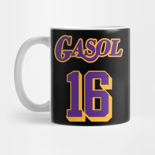 Pau Gasol Retired Jersey Tribute Mug